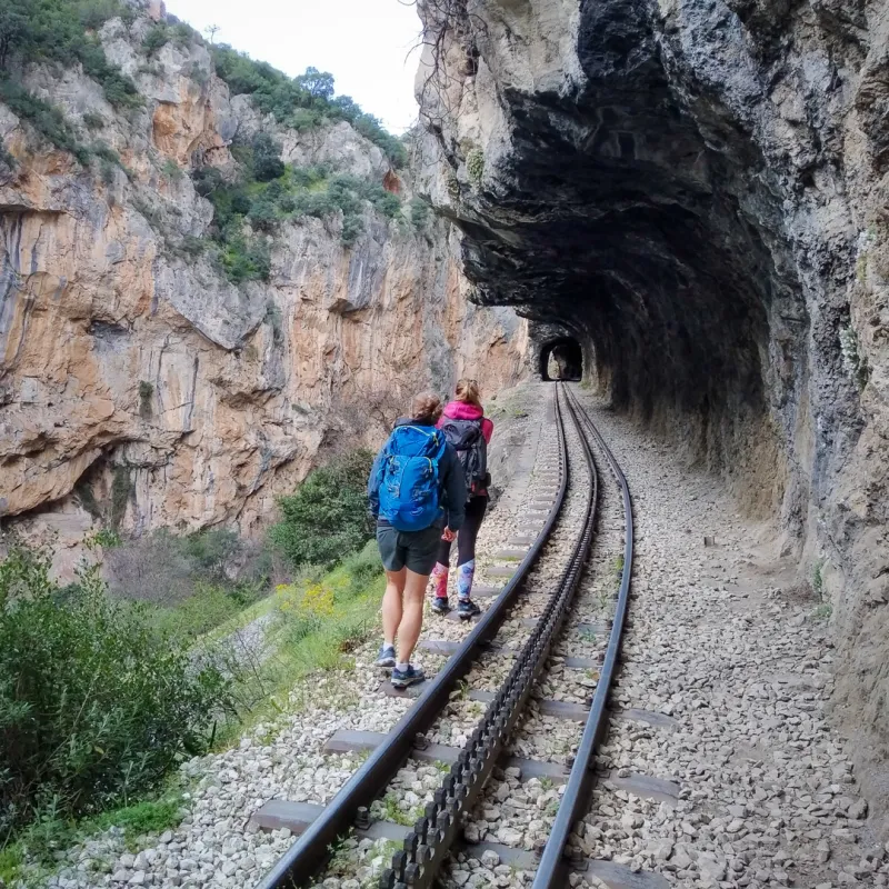 Entlang der Odontotos-Bahn von Diakopto nach Kalavryta