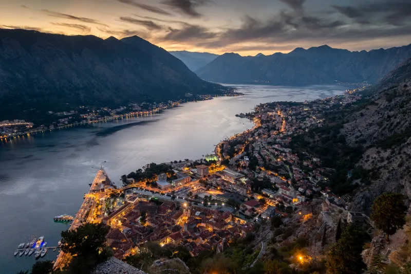 Aufstieg zur Festung von Kotor