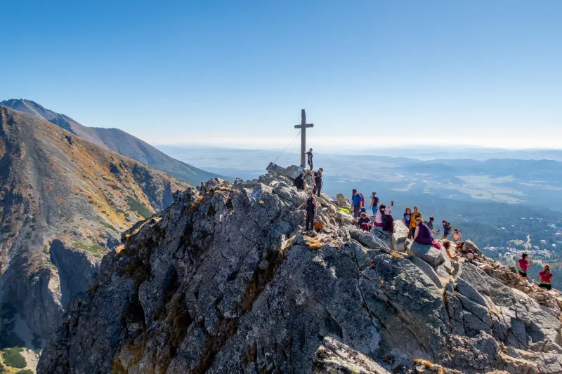 Aufstieg auf den Predné Solisko