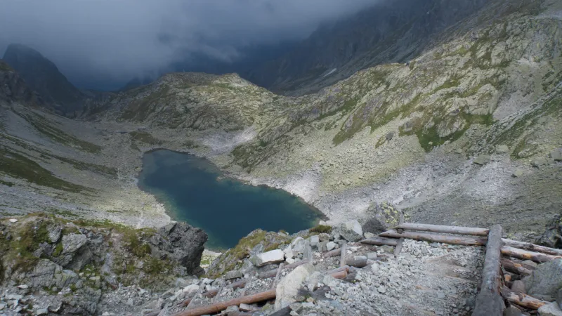 Prechod cez sedlá Prielom a Poľský hrebeň