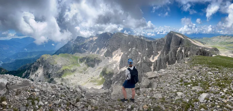 Gamila, najvyšší vrchol pohoria Tymfi